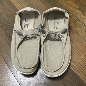 HEY DUDE SLIP ON CANVAS SHOES